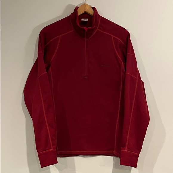 PATAGONIA Stretch Velocity Fleece Lined Base Layer Half Zip Pullover Mens Large - Picture 1 of 8